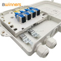 Wall Mounted Outdoor 8 Core Fiber Distribution/ Termination Box With Pigtails & Adapters